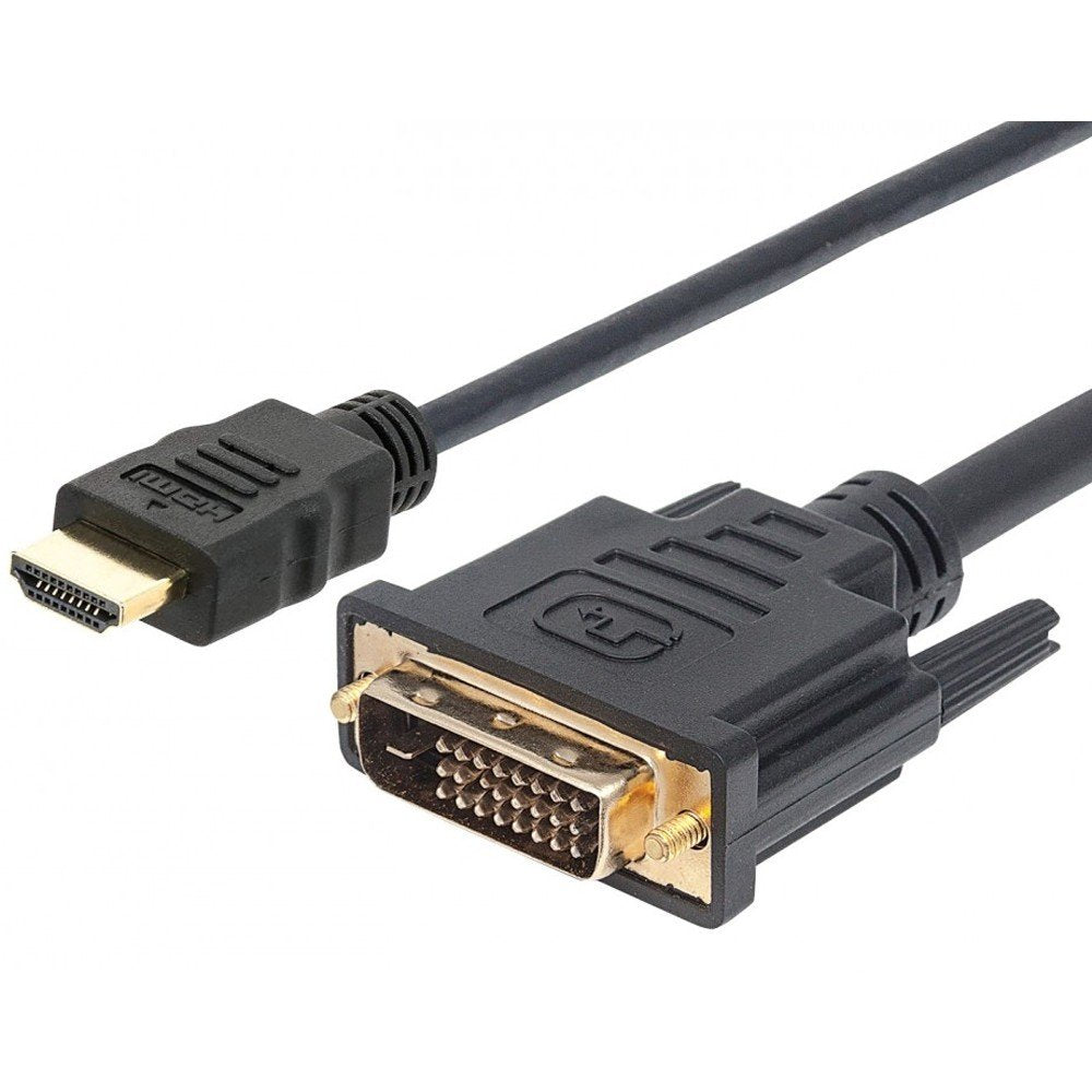 Cable Techly 1.8m Hdmi - Dvi-D M/M 1,8 M Negro