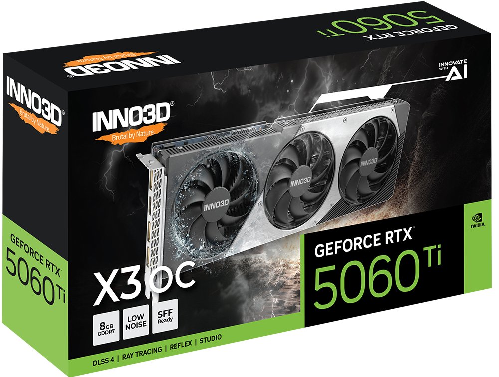 EAN 8886307700766 - INNO3D GeForce RTX 5060 Ti X3 OC NVIDIA 8 GB GDDR7 imagen 2