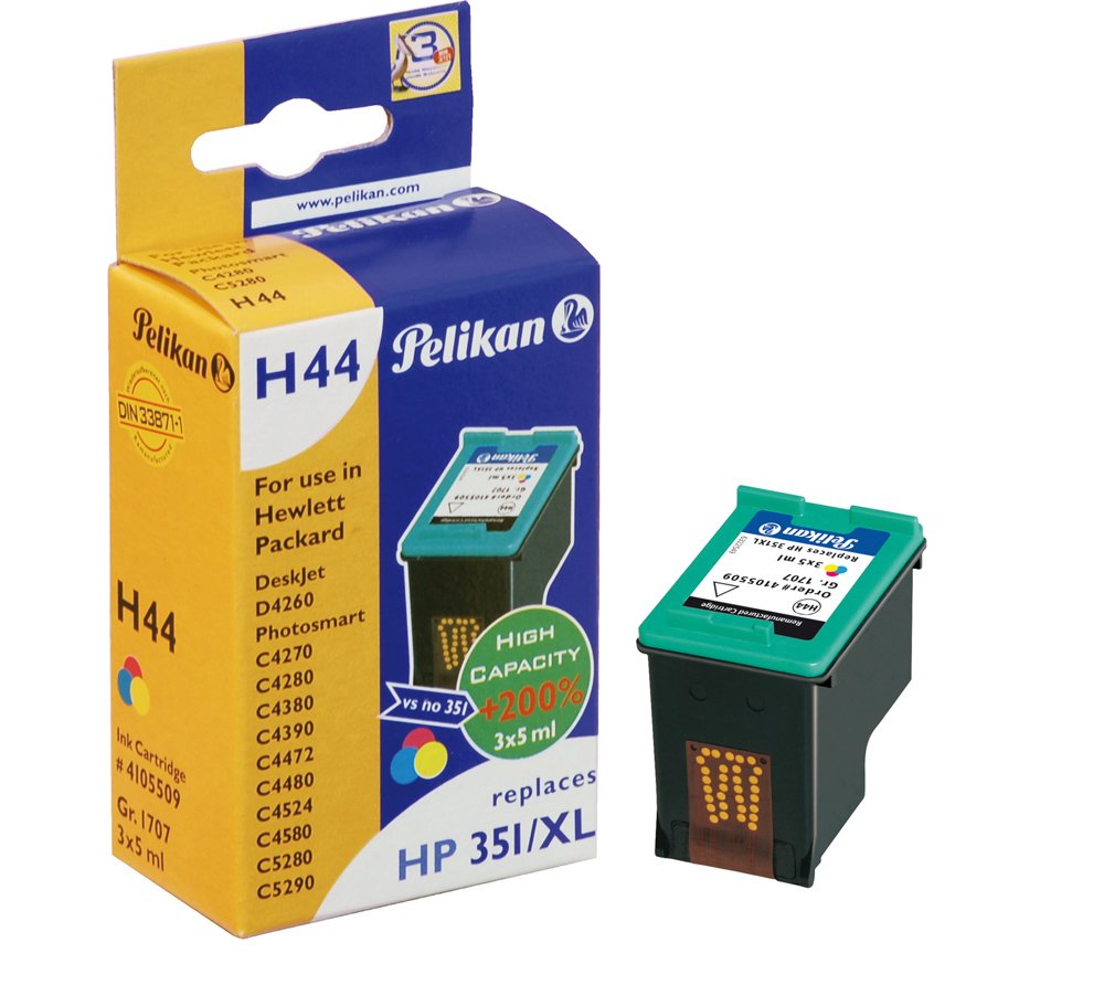Pelikan Cartucho Hp351xl Cb338ee Negro Remanufactured Retail
