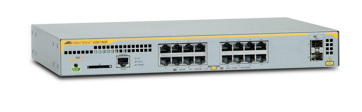 EAN 0767035202662 - Allied Telesis AT-x230-18GP-50 Gestionado L2+ Gigabit Ethernet (10/100/1000) Energía sobre Ethernet (PoE) imagen 1