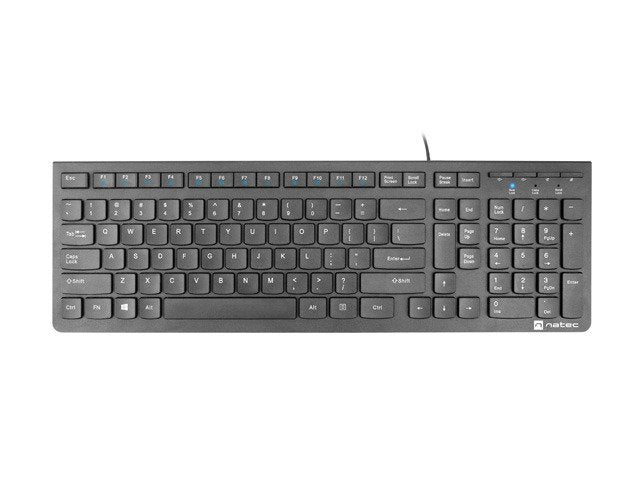 EAN 5901969432121 - NATEC DISCUS 2 teclado Hogar / Oficina USB QWERTY Internacional de EE.UU. Negro imagen 1