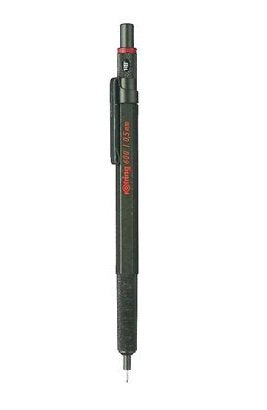 Rotring Portaminas Mina Fina 600 Verde Oscuro Metalizado 0,5mm Caja Regalo