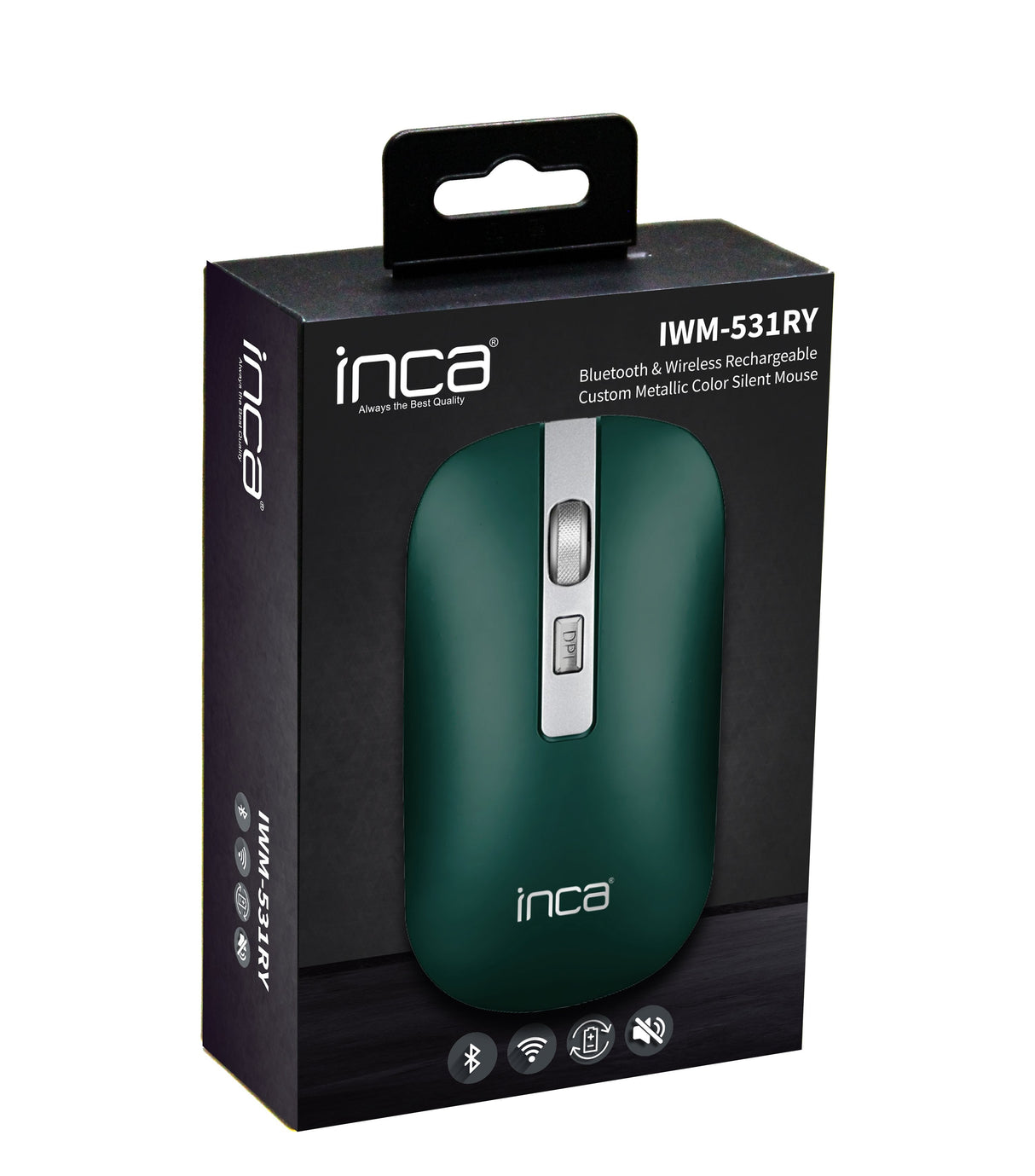 Raton Inca Iwm-531ry Bluetooth & Wireless, Akku, Silent, Gn Retail