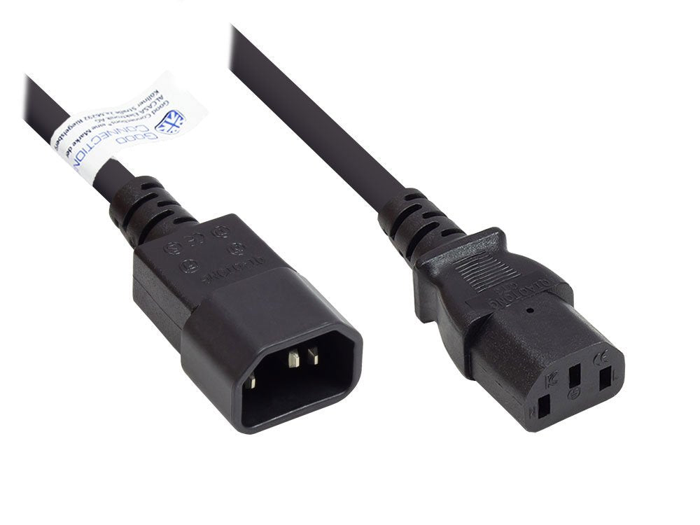 Good Connections Cable Alargador Iec - C13 Negro 0,75m
