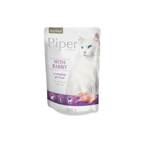 Dolina Noteci Piper Para Un Gato Esterilizado Con Conejo 100g