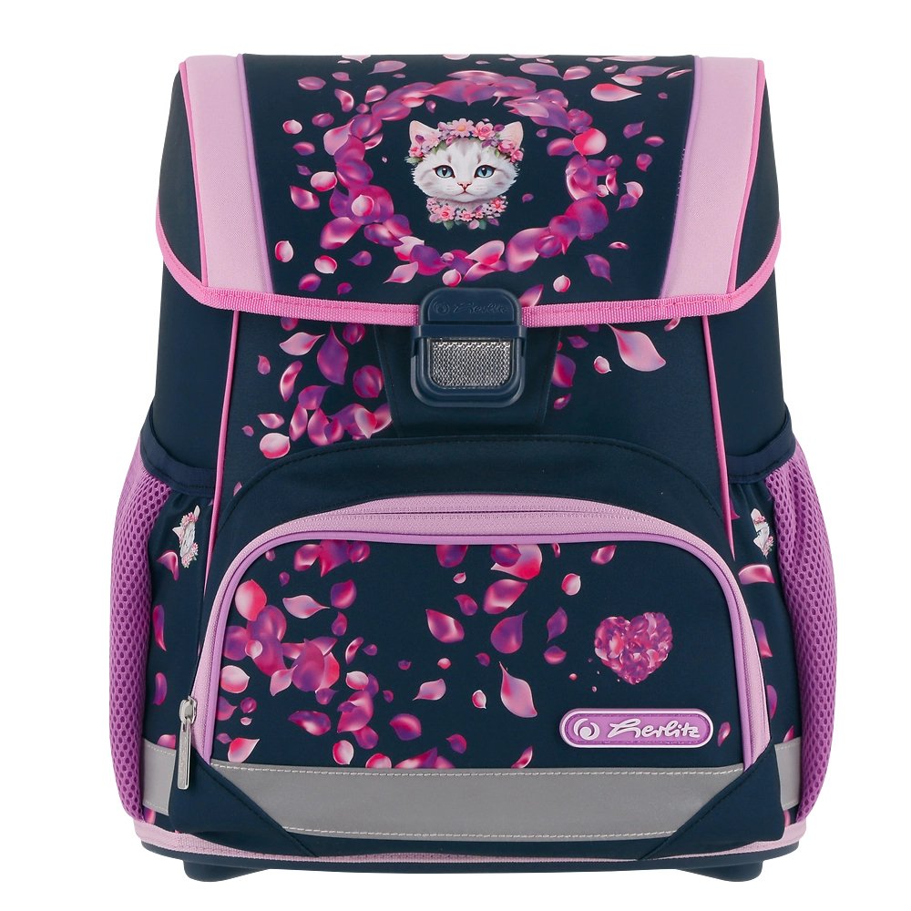 Herlitz Juego De Mochilas Escolares De 4 Piezas, 17 L, Ergonómica Negro