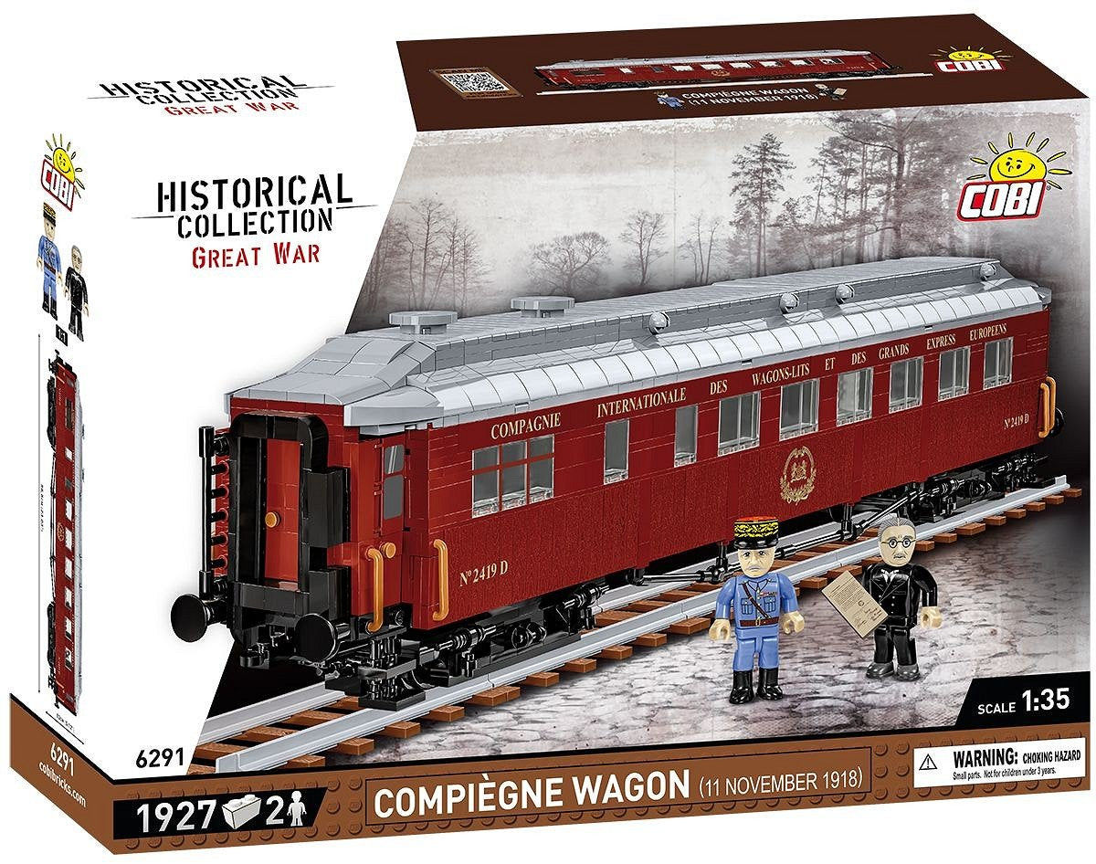EAN 5902251062910 - COBI Compiègne Wagon (11 November 1918) imagen 13