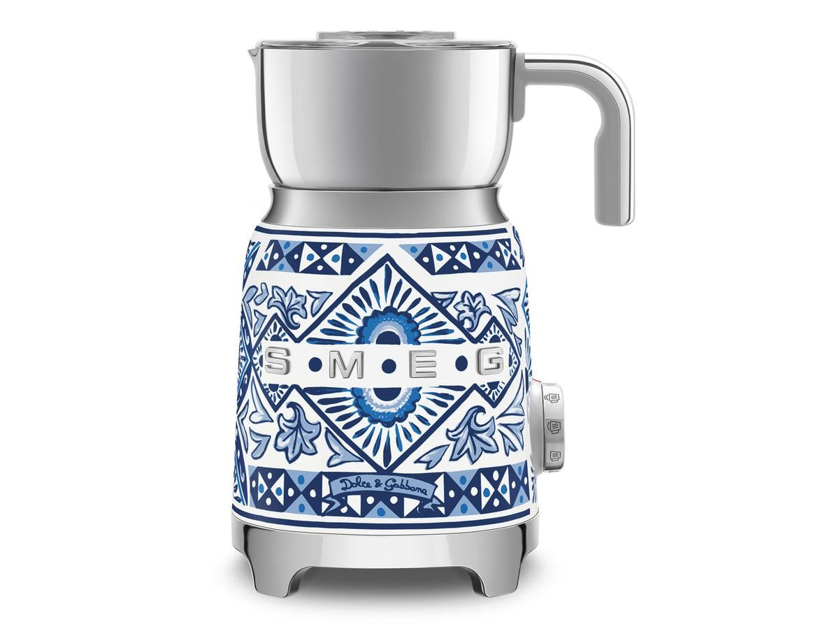 Smeg Mff01dgbeu Dolce & Gabbana Blu Mediterraneo, Milchaufschäumer