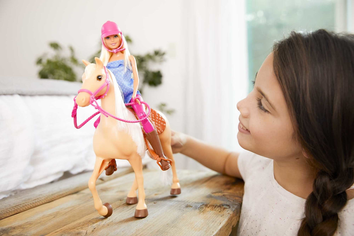 Muñeca Mattel Barbie Caballo Fxh13