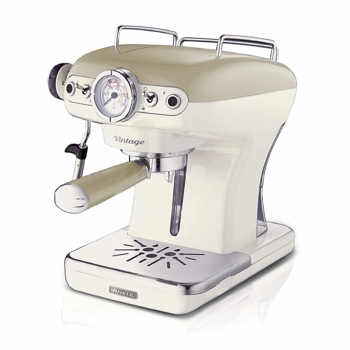 Cafetera Expresso Ariete Vintage Beige