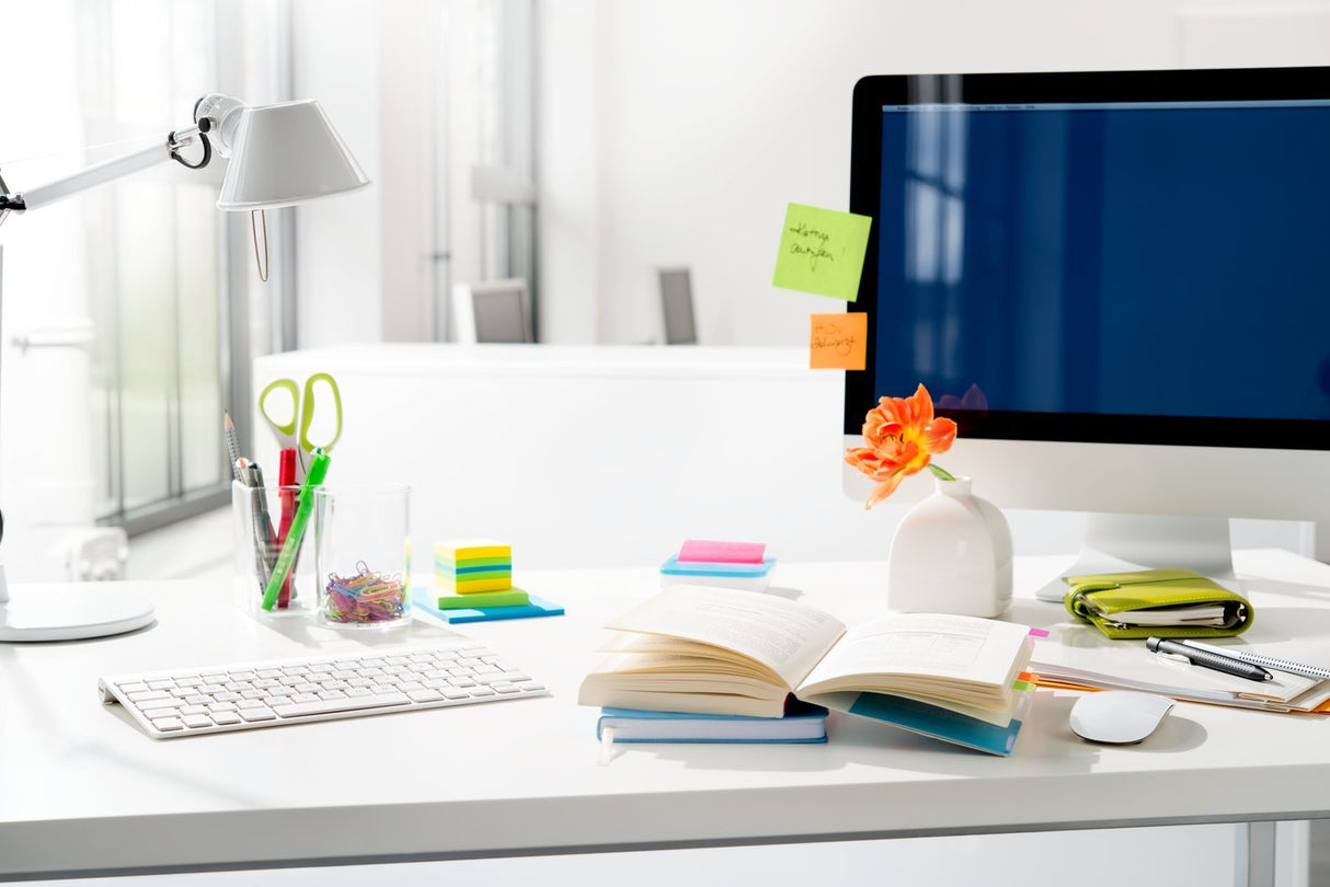 Post-It Mininotas Adhesivas Colores 51x51mm 400 Hojas/Block Colores  Limon; Verde, Azul Y Amarillo