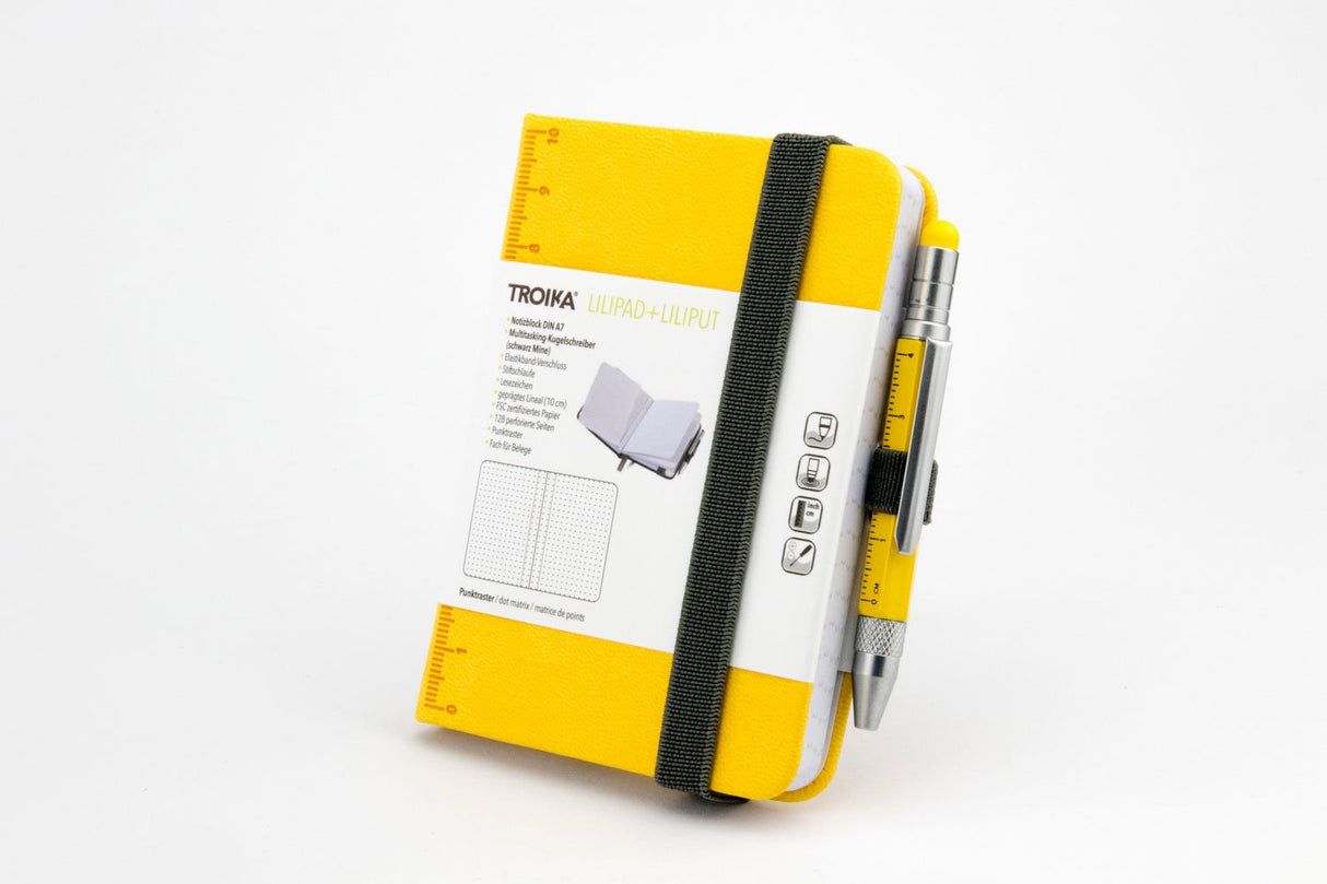 Troika Npp25/Ye Cuaderno Y Block A7 128 Hojas Amarillo