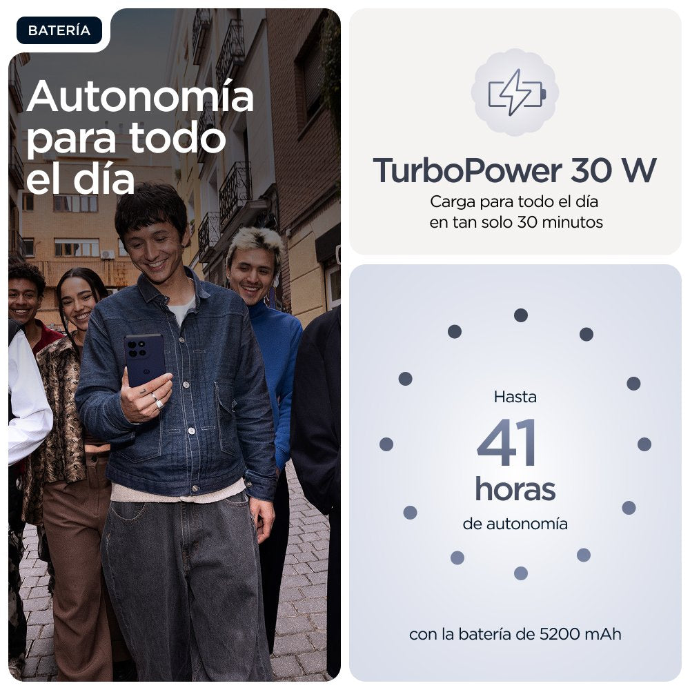 Motorola Moto G86 5g 256gb, Móvil Azul Oscuro