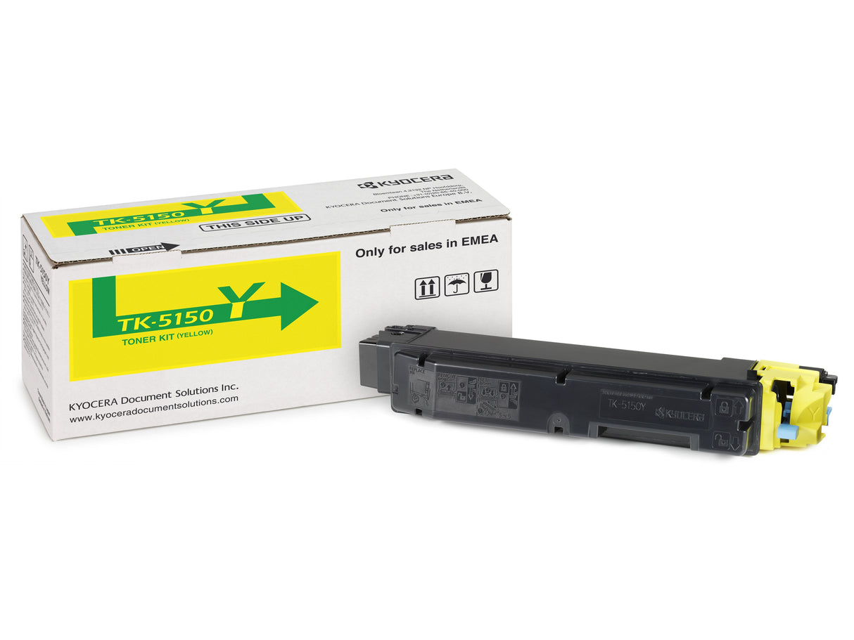 Toner Original Kyocera Tk 5150y,Amarillo,Kit De Toner,Para Ecosys M6035cidn, M6035cidn/Kl3, M6535cidn, M6535cidn/Kl3, P6035cdn, P6035cdn/Kl3