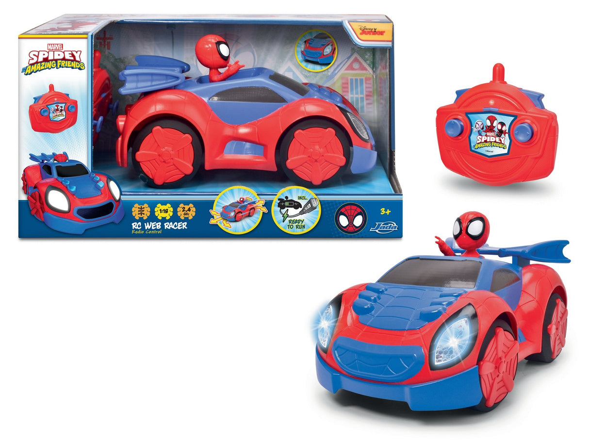 Jada Toys Rc Spidey Web Racer, Vehículo De Juguete 203225000