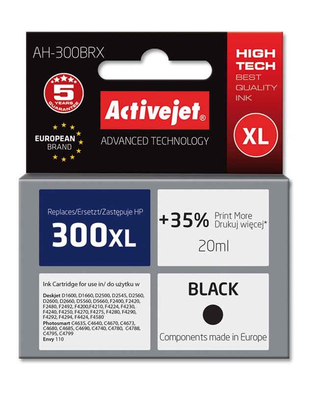 EAN 5901452128111 - Activejet AH-300BRX cartucho de tinta 1 pieza(s) Compatible Alto rendimiento (XL) imagen 2