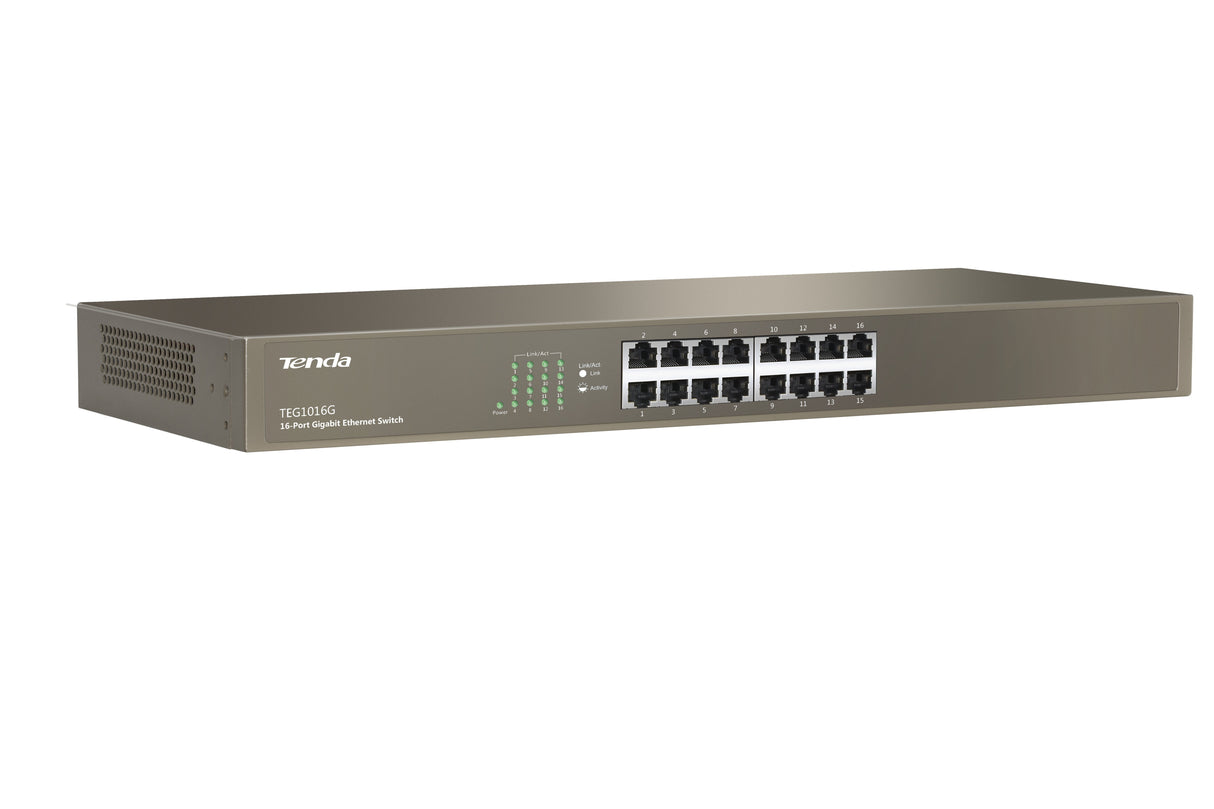 Tenda Teg1016gv8.0 16-Port Gigabit Ethernet Switch