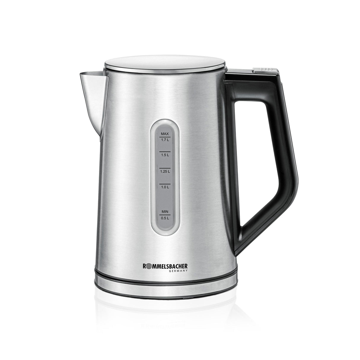EAN 4001797881007 - Rommelsbacher Wasserkocher WK 3000 tetera eléctrica 1,7 L 3000 W Negro, Acero inoxidable imagen 1