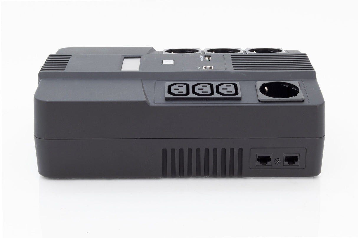 EAN 4016032456582 - Digitus DN-170111 sistema de alimentación ininterrumpida (UPS) Línea interactiva 0,8 kVA 7 salidas AC imagen 2