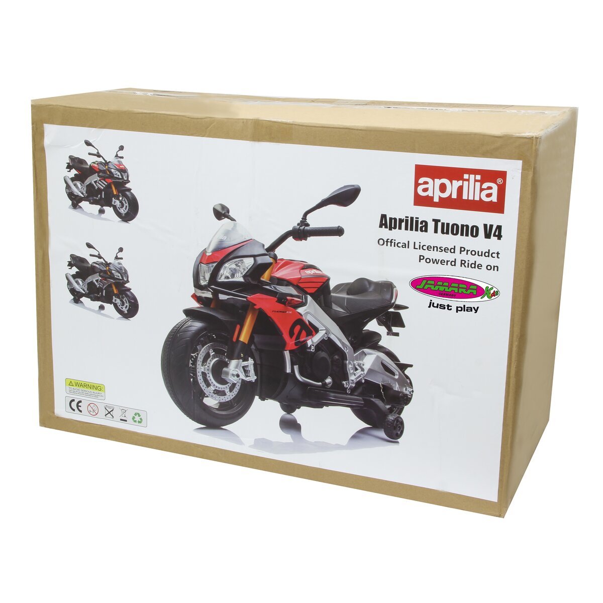 Jamara Ride-On Motorrad Aprilia Tuono 1100 Rr 12v Rojo