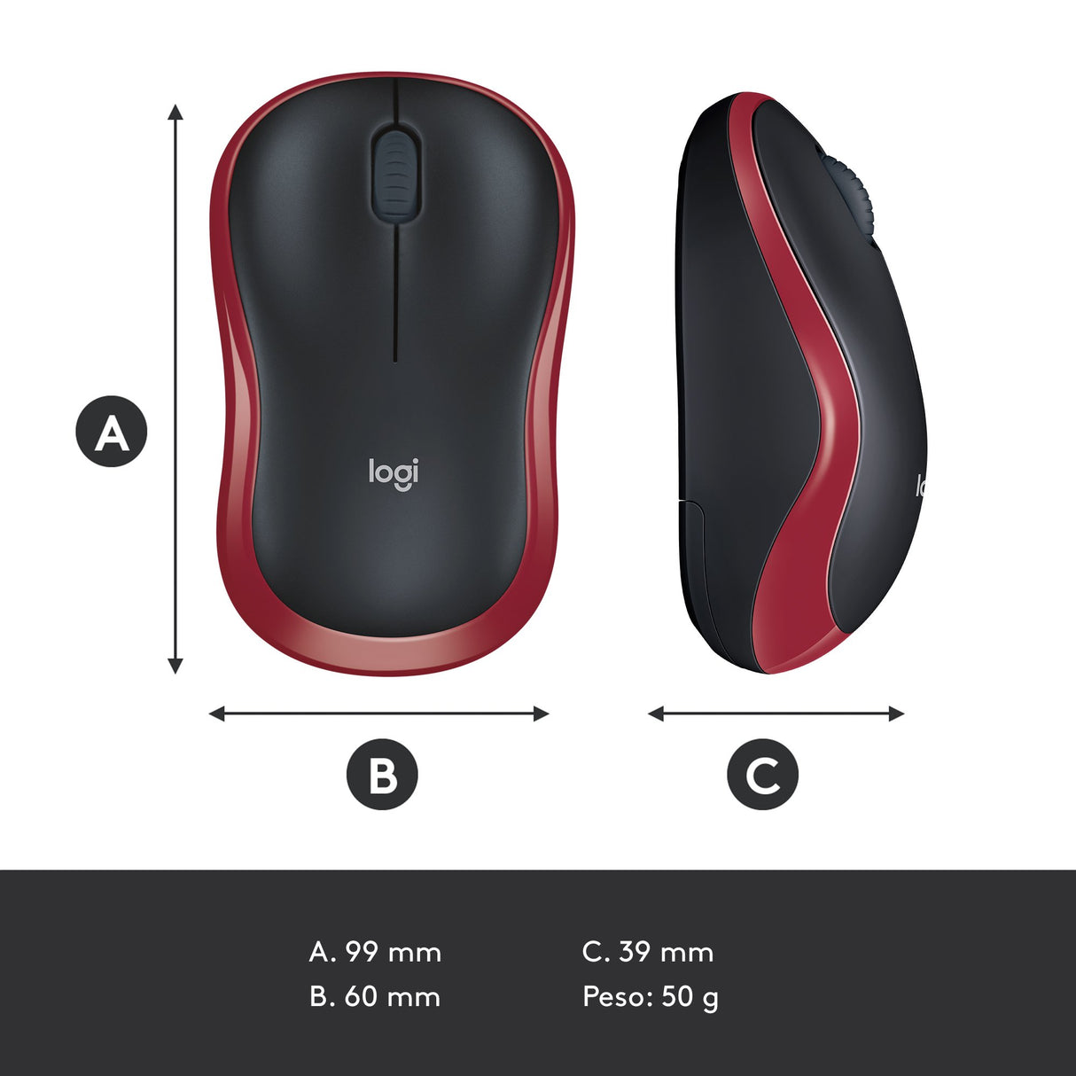EAN 5099206028869 - Logitech 910-002240 ratón Oficina Ambidextro RF inalámbrico Óptico 1000 DPI imagen 9