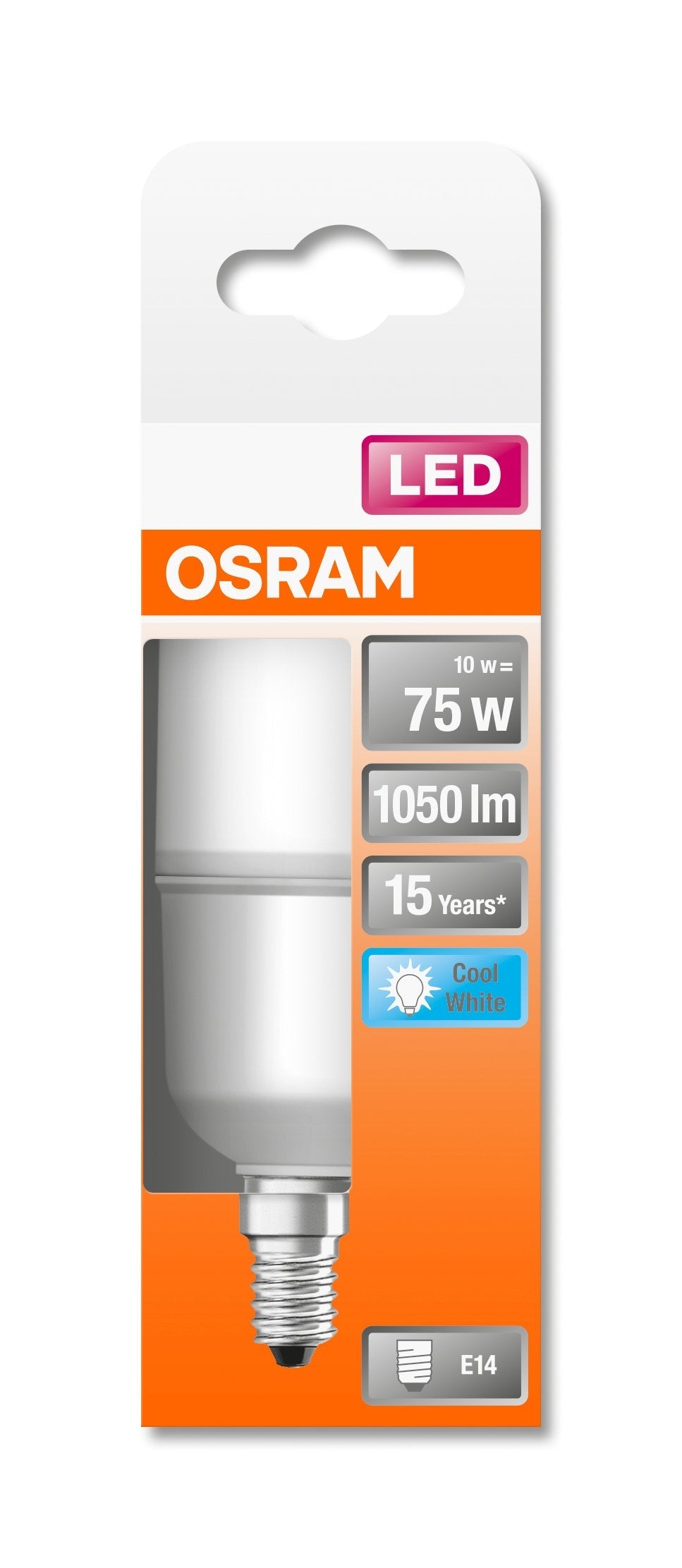 Osram 4058075428409 Led Eek E A - G E14 Kolbenform Blanco Frío O X L 36 Mm