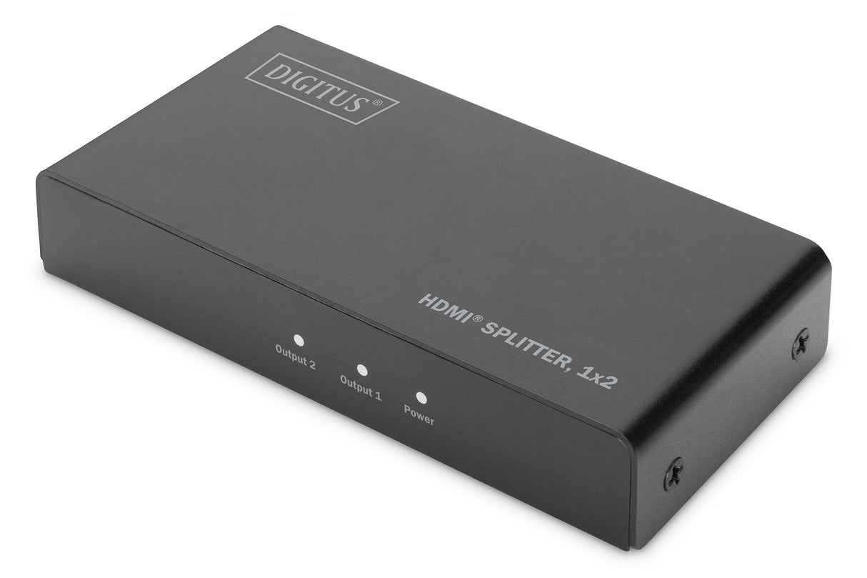 Digitus Ds-45324 4k Hdmi Splitter 1x2 4k2k Uhd/60hz Edid Hdr Hdcp Black