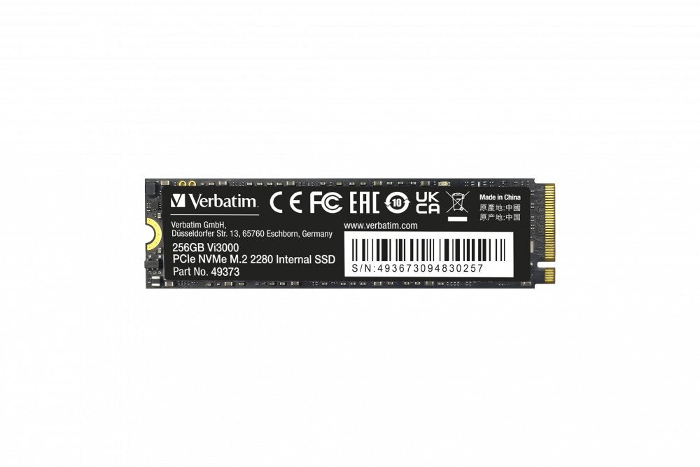 Disco Ssd 256gb Verbatim Vi3000 Pcie Nvme M.2