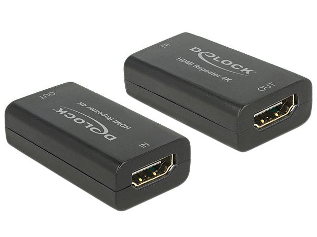 EAN 4043619114030 - DeLOCK 11403 extensor audio/video Negro imagen 1