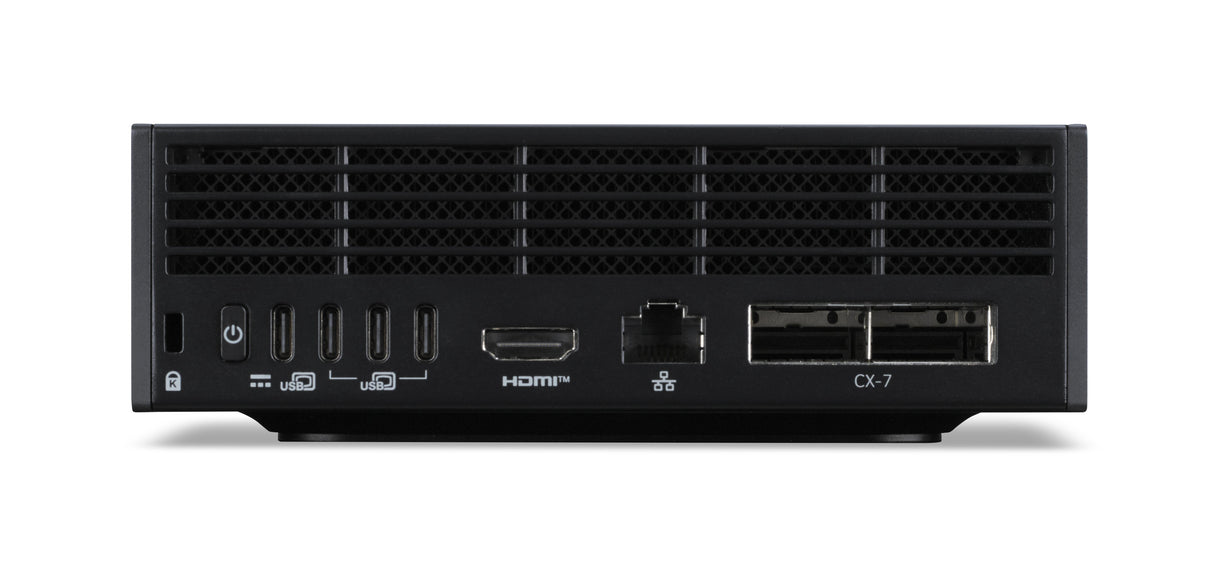 EAN 4711474835086 - Acer Veriton GN100 AI-006 GB10 128 GB LPDDR5x-SDRAM 2 TB SSD DGX OS Mini PC Puesto de trabajo Negro, Gris imagen 5