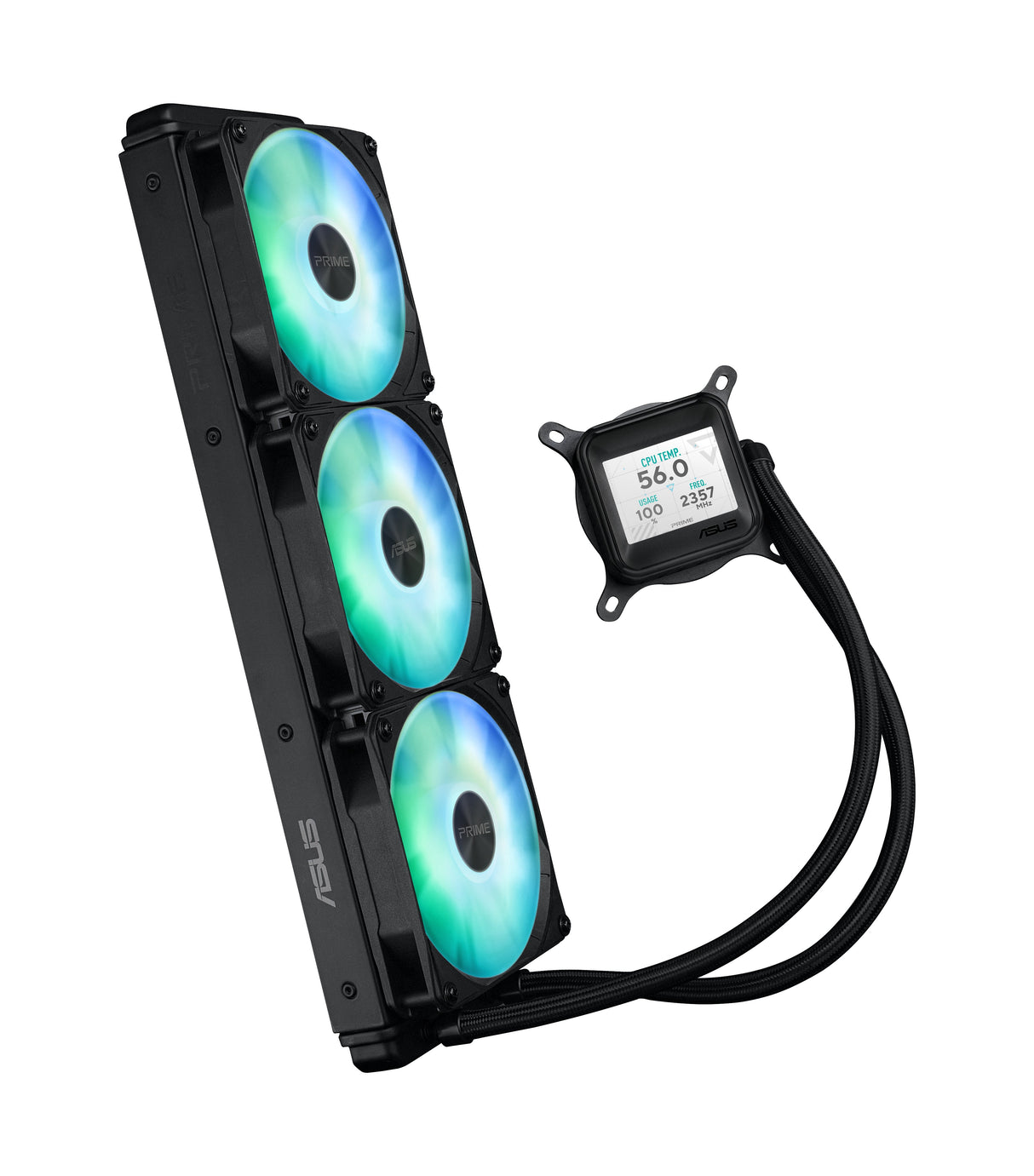 EAN 4711387624630 - ASUS Prime LC 360 ARGB LCD Procesador Sistema de refrigeración líquida todo en uno 12 cm Negro imagen 5