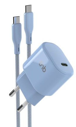Cargador De Red Gan T Nb 1x Usb-C 30w (Azul)