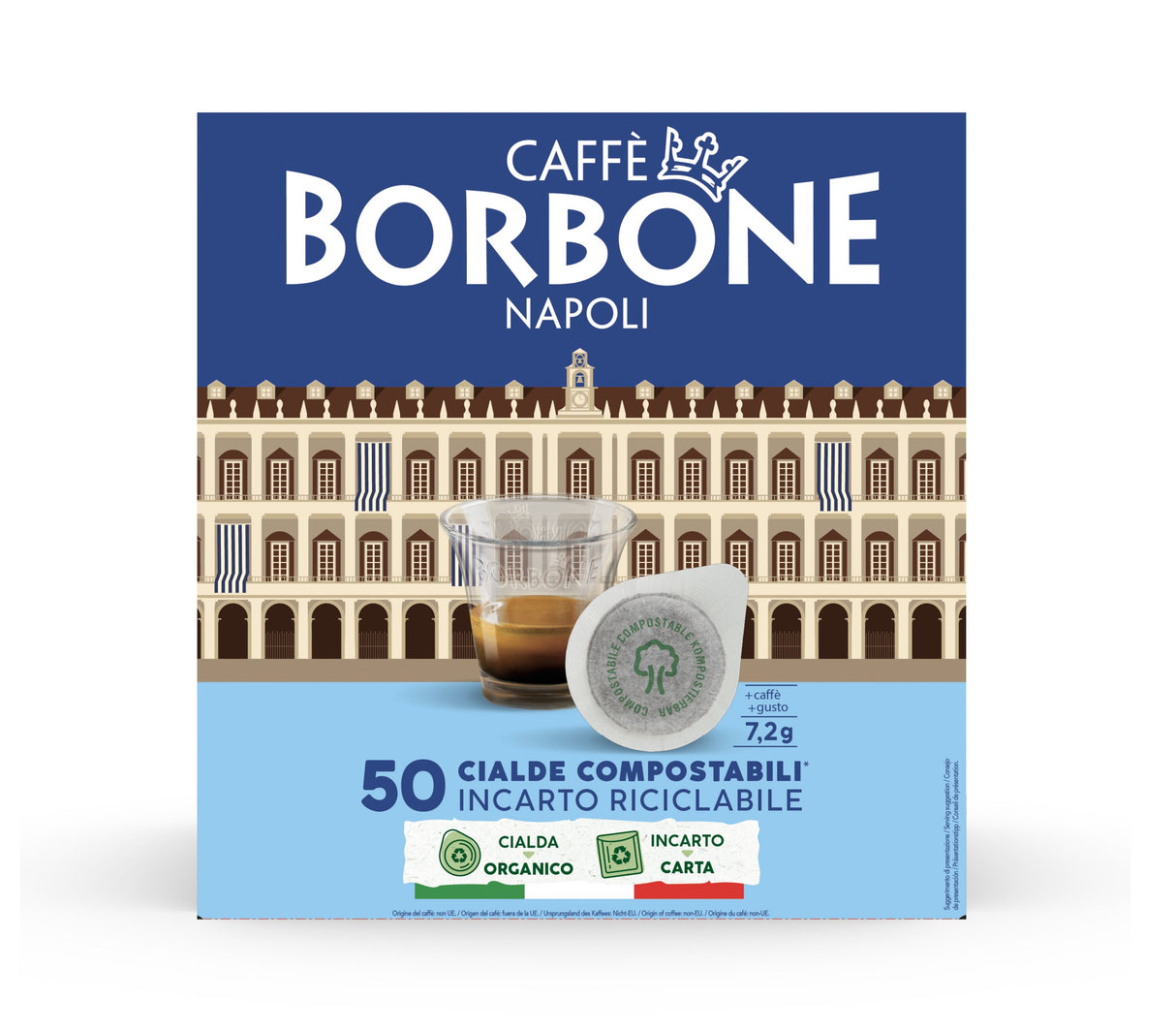 EAN 8034028334498 - Caffè Borbone Miscela Suprema Dosis de café 50 pieza(s) imagen 1