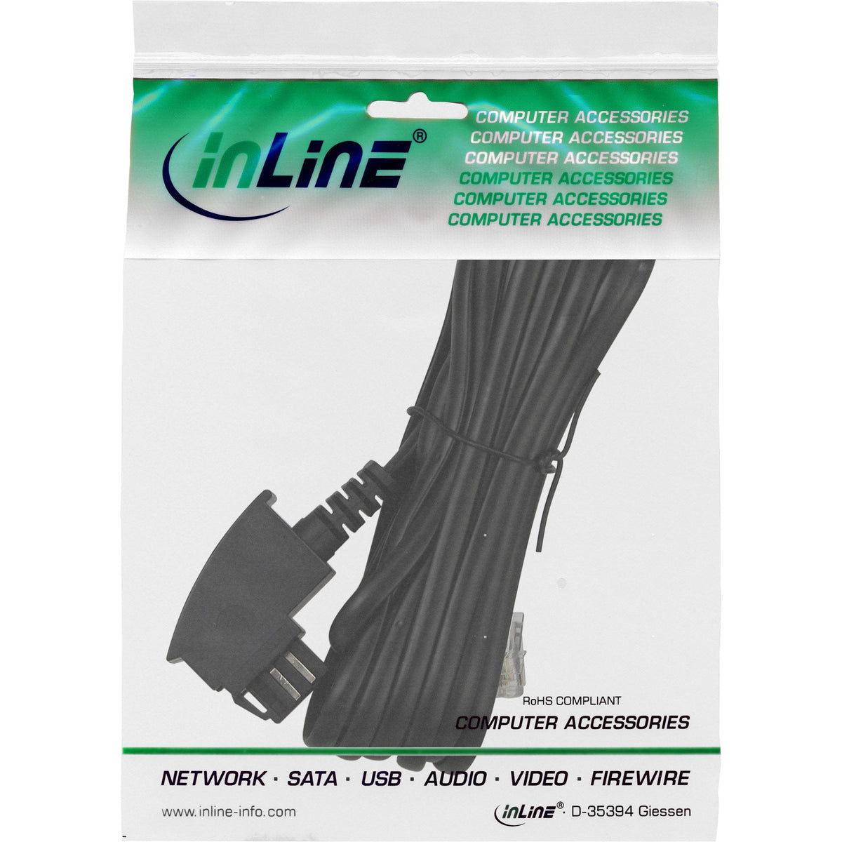 Inline Tae-N Cable Tae-N A Rj11 6p4c 20m