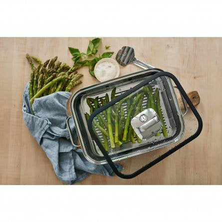 Wmf 1741026040 Vitalis Compact Aroma Dampfgarer Con Silikondichtung