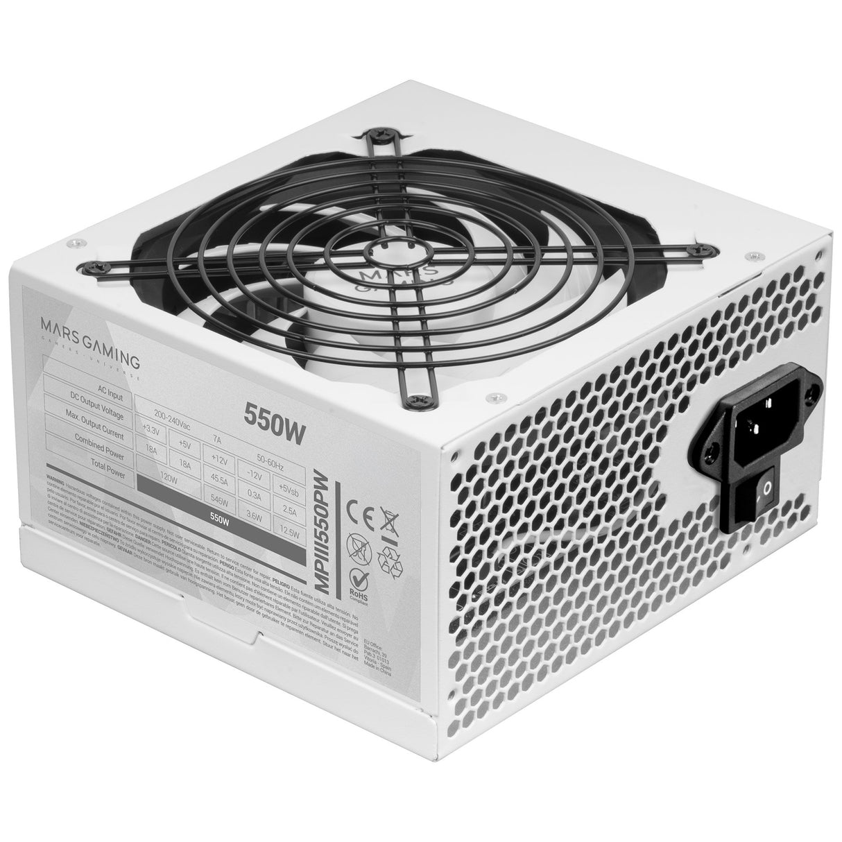 EAN 8435693107446 - Mars Gaming MPIII550PW unidad de fuente de alimentación 24-pin ATX imagen 2