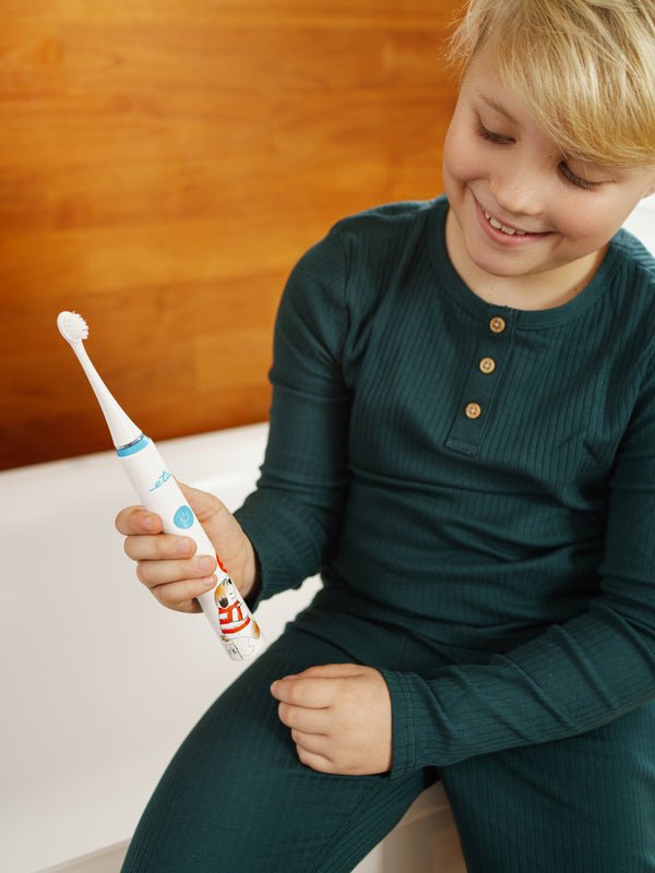 Eta Eta070690000 Cepillo Dental Sonetic Kids 4 Modos 2 Cabezales Incluidos Azul Blanco