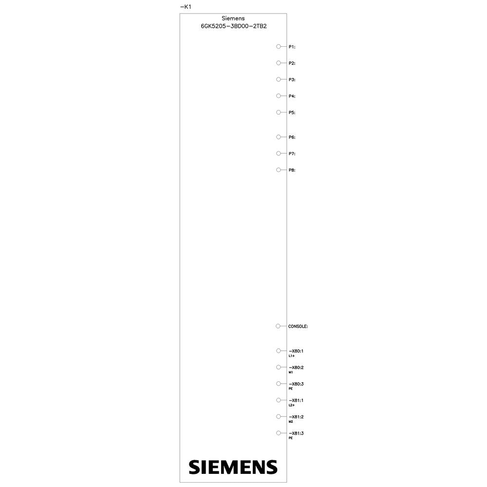Siemens Siem 6gk5205-3bf00-2ab2 Scalance Xb205-3 2 Ie Switch - Switch - 0,1 Gbps