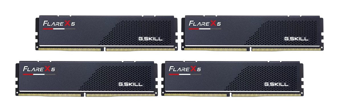 G.Skill Dimm 256 Gb Ddr5-6000 (4x 64 Gb) Quad-Kit (Negro, F5-6000j3244g64gx4-Fx5, Flare X5, Amd Expo) F5-6000j3244g64gx4-Fx5