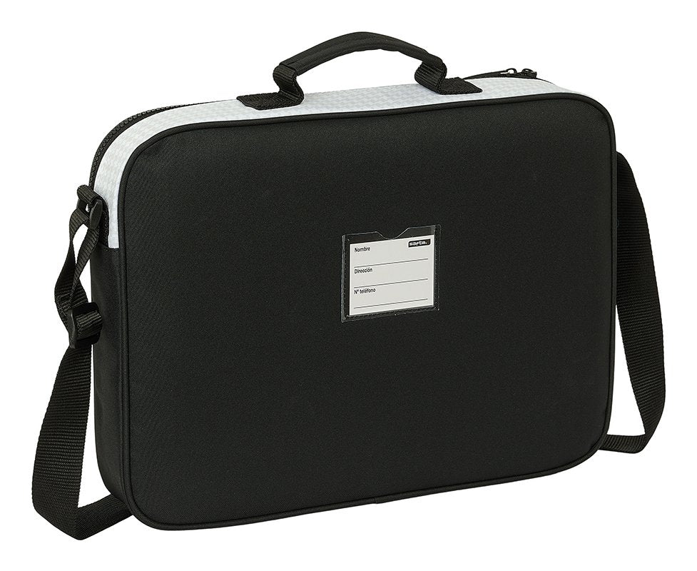 Safta 612454385 Bolso Y Bandolera Negro, Blanco Bolso Bandolera