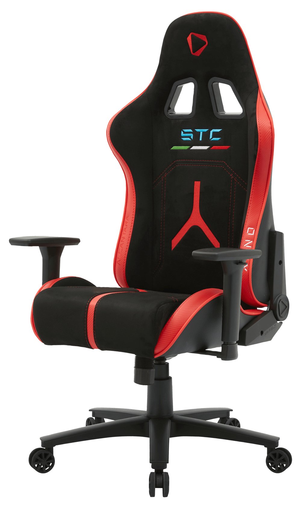 Silla Gaming Onex Stc Alcantara L Series - Negro Rojo