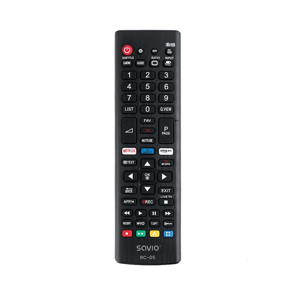 EAN 5901986043690 - Savio RC-05 do TV LG mando a distancia IR inalámbrico TV, Universal Botones imagen 1