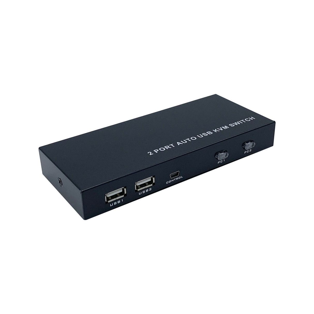 Aisens Kvm Hdmi 4k@60hz Usb 1u-2pc Con Fuente Alimentacion - Negro