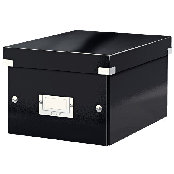 Leitz Caja De Almacenamiento Click & Store 7,4 L - 21,6 X 28,2 X 16,0 Cm Negro