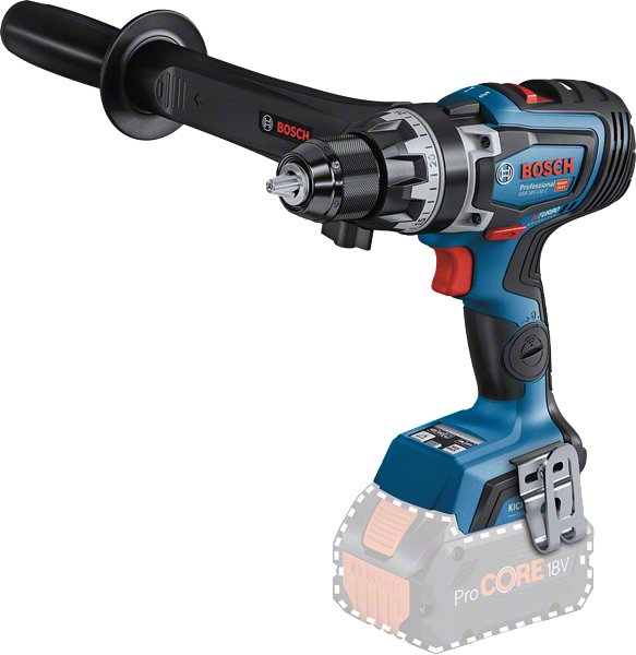 Taladro Atornillador Inalámbrico Bosch Biturbo Gsr 18v-150 C Professional Solo, 18 Voltios (Azul/Negro, Sin Batería Ni Cargador) 06019j5001