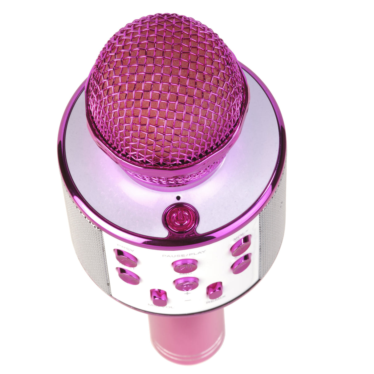 Denver Micrófono Altavoz Bluetooth Para Karaoke Rosa
