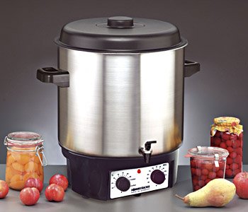 Máquina Para Hacer Conservas Y Vino Caliente Rommelsbacher Ka 2004/E Acero Inoxidable (Cepillado)/Negro, Potencia: 1.800 W, 27 Litros Ka 2004/E