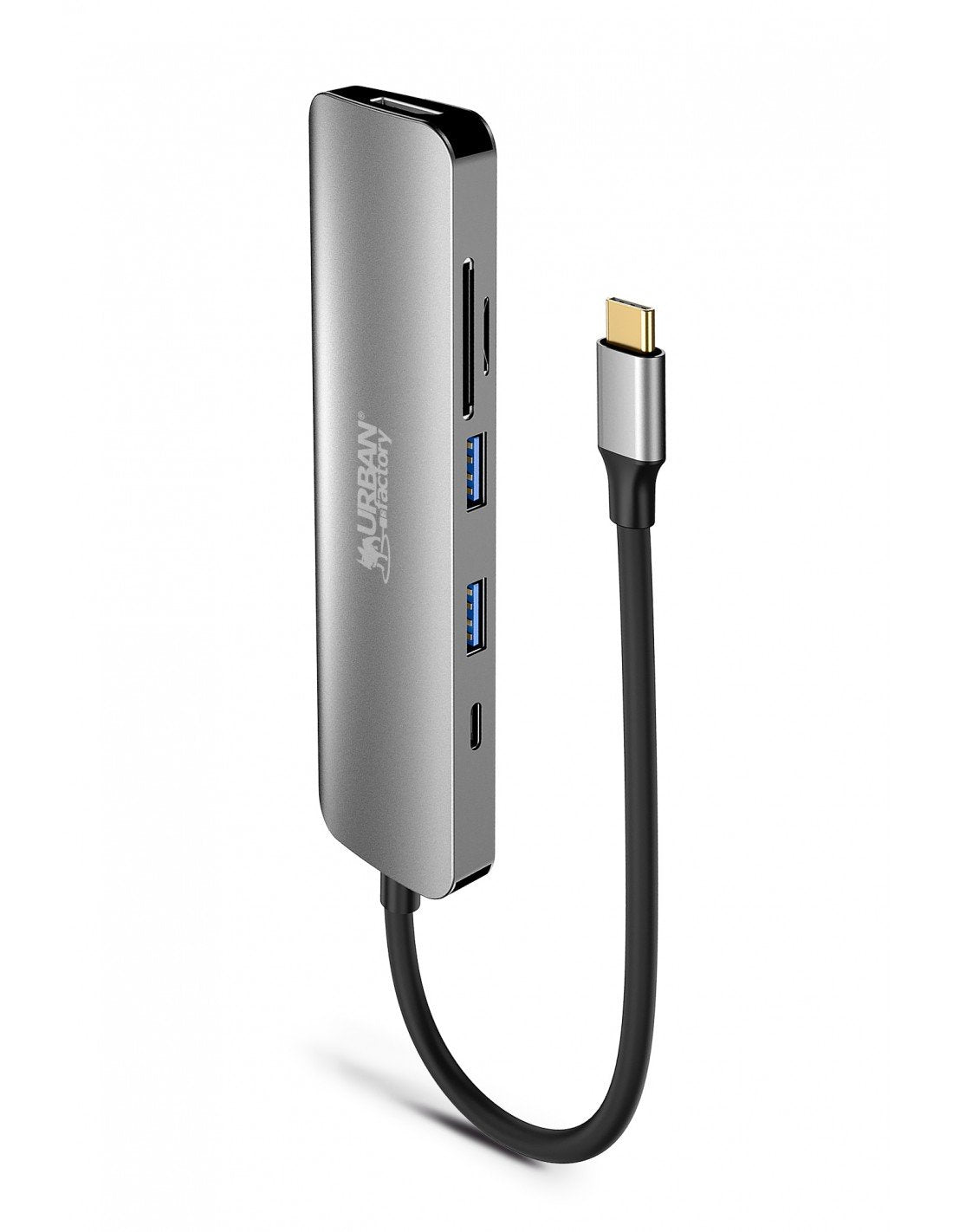 EAN 3760170884639 - Urban Factory MHC45UF base para portátil y replicador de puertos Alámbrico USB 3.2 Gen 1 (3.1 Gen 1) Type imagen 5