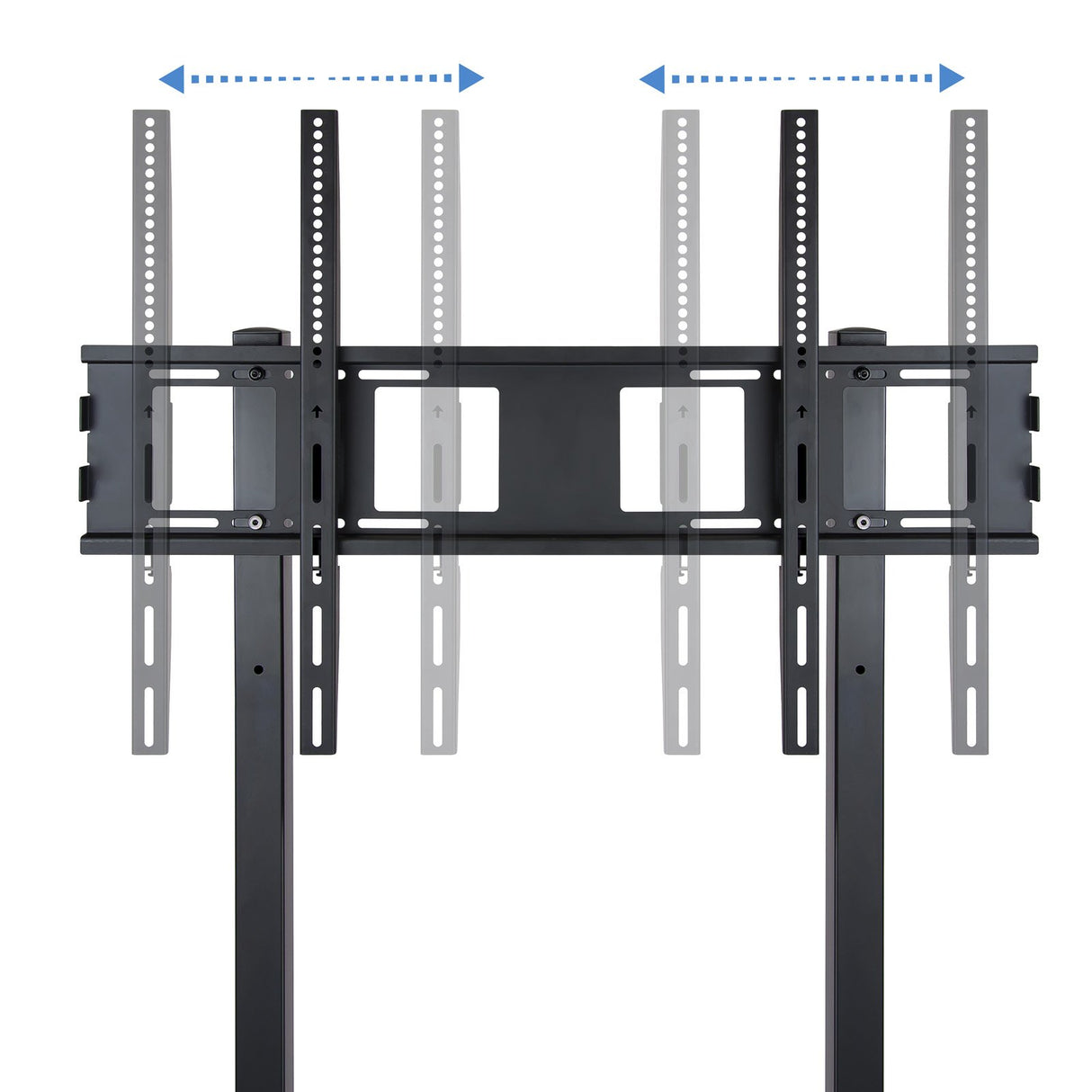 EAN 8433281008427 - TooQ FS20100M-B soporte para monitor 2,54 m (100") Piso Negro imagen 6