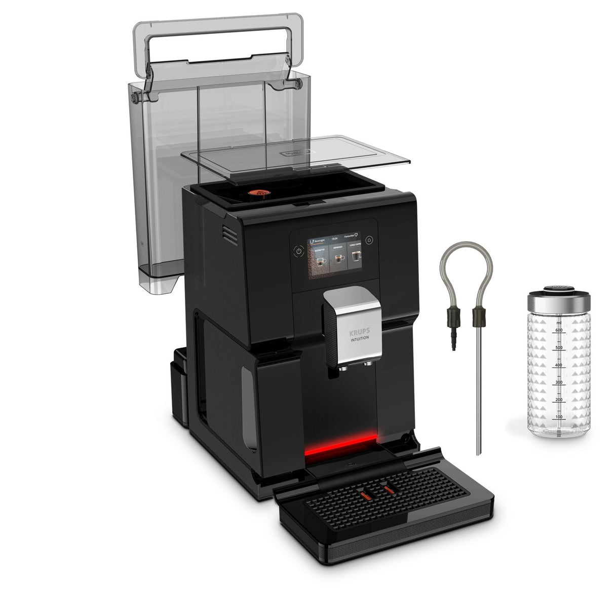 Cafetera Krups Ea873 Espresso, Superautomática Negro, Máquina Espresso, De Café Molido, Molinillo Integrado, 1450 W, Negro
